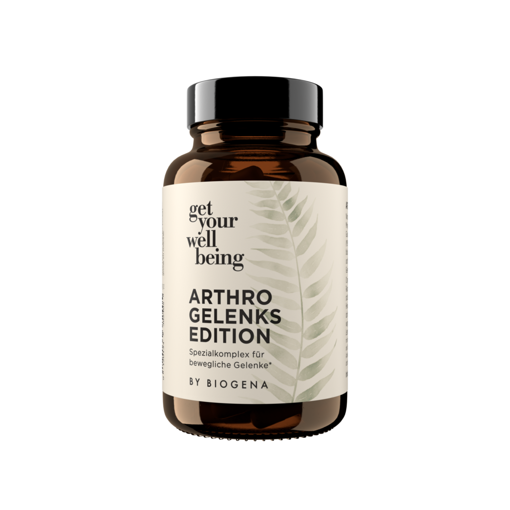 get your wellbeing by BIOGENA Arthro Gelenks Edition Front